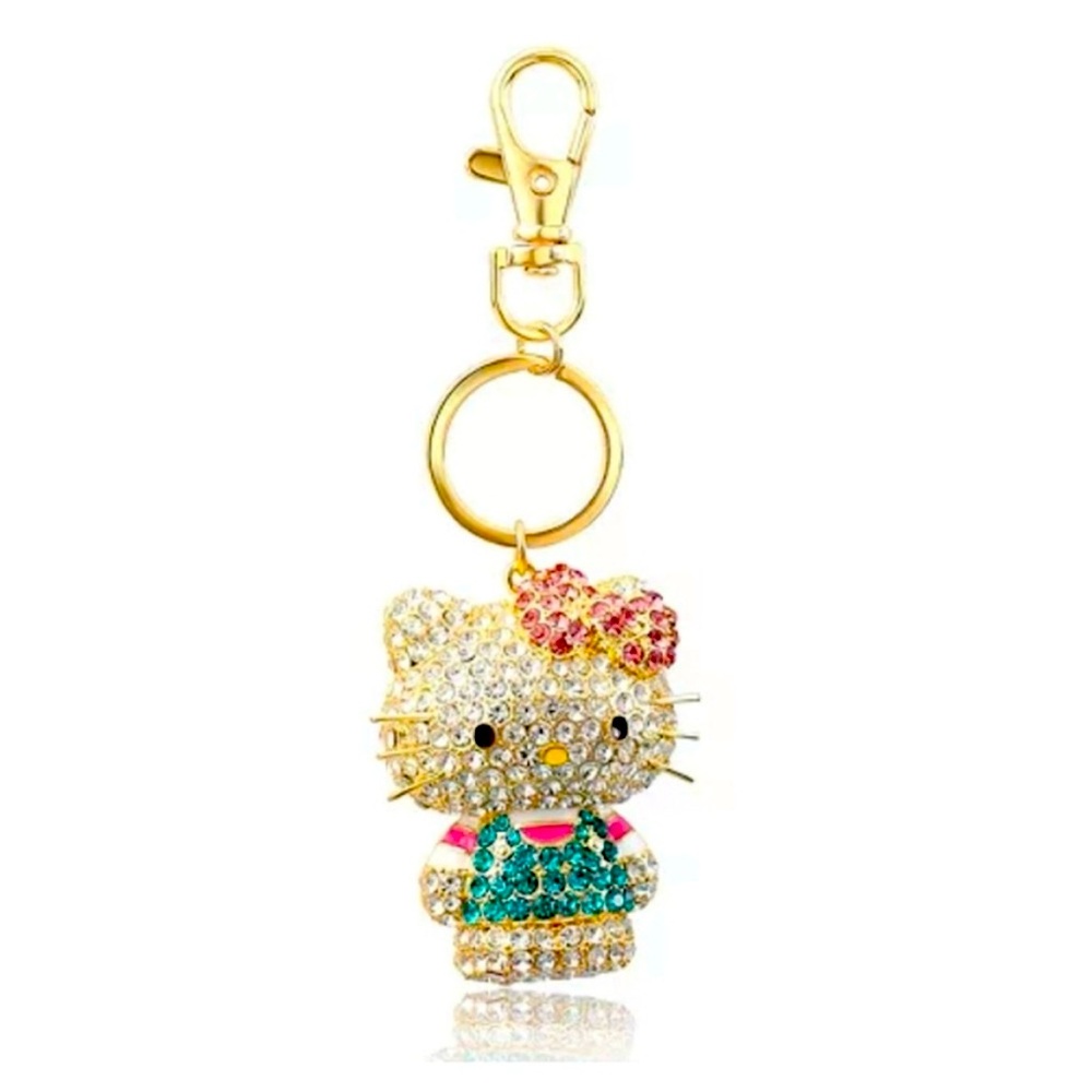 Hello Kitty Gold and Pink Key Holder